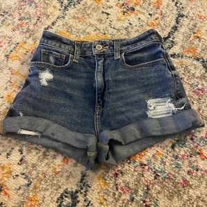 hollister denim shorts
